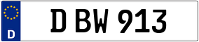 Truck License Plate